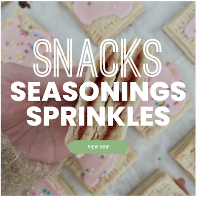 Snacks, Seasonings, and Sprinkles