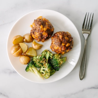 BBQ Cheddar Meatloaves