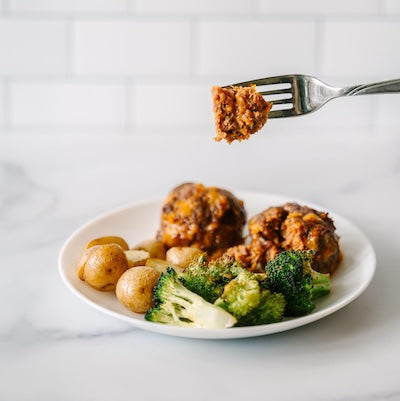 BBQ Cheddar Meatloaves