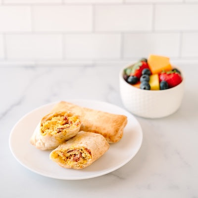 Bacon Egg and Cheese Breakfast Burritos