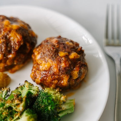 BBQ Cheddar Meatloaves
