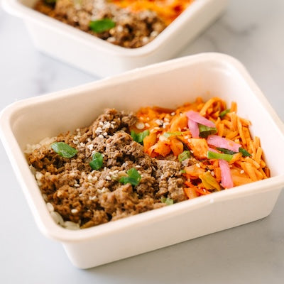 Beef Bulgogi with Kimchi and Carrots Power Pack