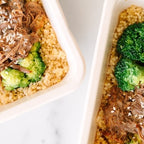 Broccoli Beef and Steamed Quinoa Power Pack