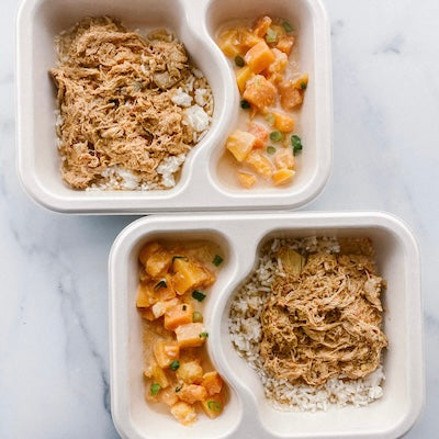 Butter Chicken and Rice with Thai Butternut Squash Power Pack