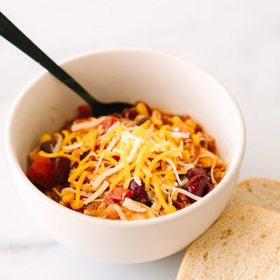 Single Serve Chicken Taco Chili