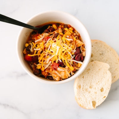 Single Serve Chicken Taco Chili