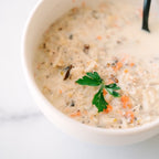 Single Serve Chicken and Wild Rice Soup