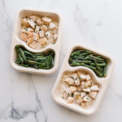Herb Roasted Chicken with Rice and Green Beans Power Pack