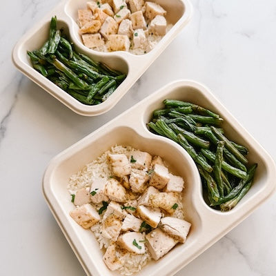 Herb Roasted Chicken with Rice and Green Beans Power Pack