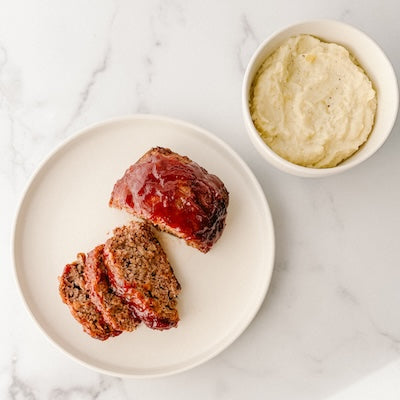 Homestyle Meatloaf and Mashed Potatoes