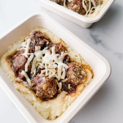 Kayla Zenner's French Onion Meatballs Power Pack