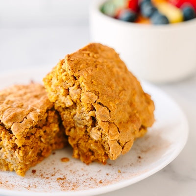 Pumpkin Spice Breakfast Bars