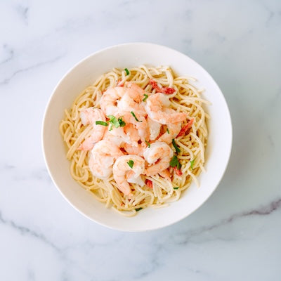 Tuscan Shrimp Pasta