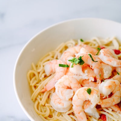Tuscan Shrimp Pasta