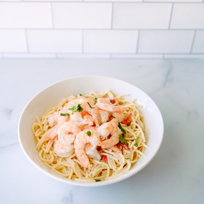 Tuscan Shrimp Pasta