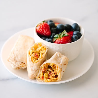 Veggie Breakfast Burritos