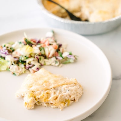 White Chicken Enchiladas