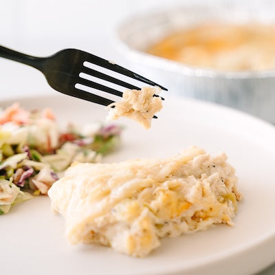 White Chicken Enchiladas