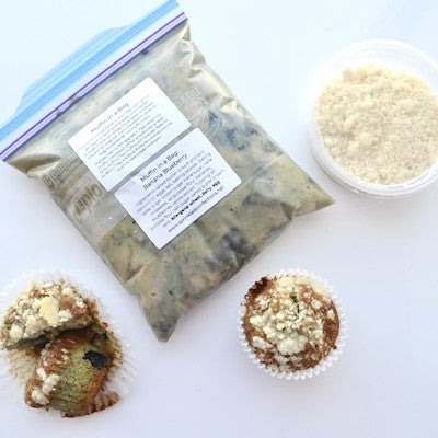 Sprinkled Confections Banana Blueberry Muffins-in-a-Bag