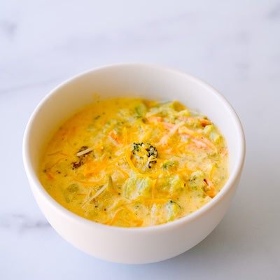 Single Serve Broccoli Cheddar Soup