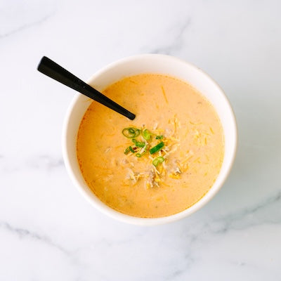 Single Serve Cheeseburger Soup