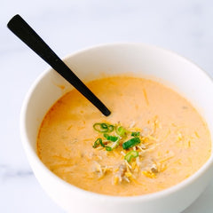Single Serve Cheeseburger Soup