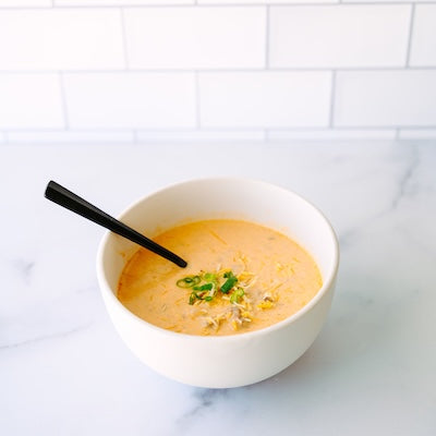 Single Serve Cheeseburger Soup