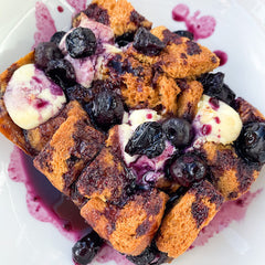 Blueberry Cream Cheese French Toast Casserole (4386232467534)
