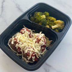 Parmesan Meatball+Roasted Broccoli Power Pack
